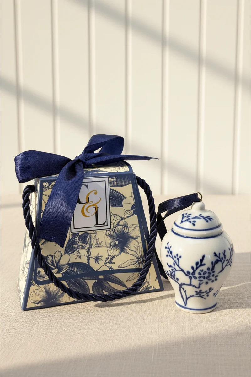 Blue & White Ginger Jar - Miniature