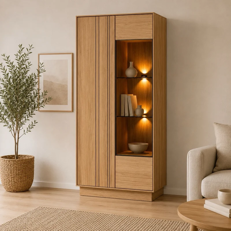 Vitrine en chêne JOIN 15 | LoftStory