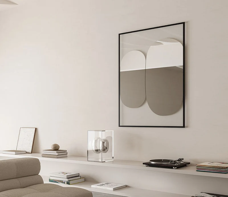 Miroir mural design salon création contemporaine - Squeezy