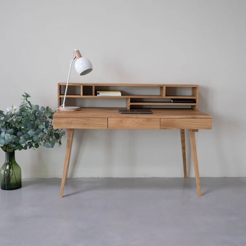 Bureau en chêne massif MALMO 2 | NordicStory