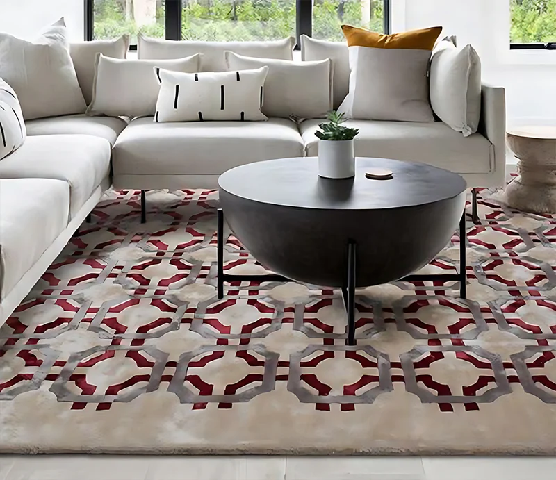Tapis beige pour salon - Casablanca