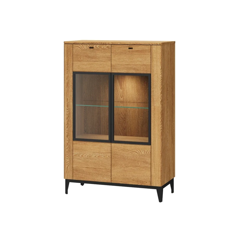 Vitrine en chêne OPORTO 15 | LoftStory
