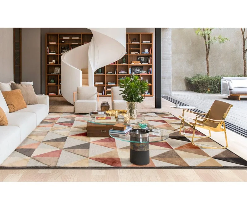 Tapis salon géométrique - Paula