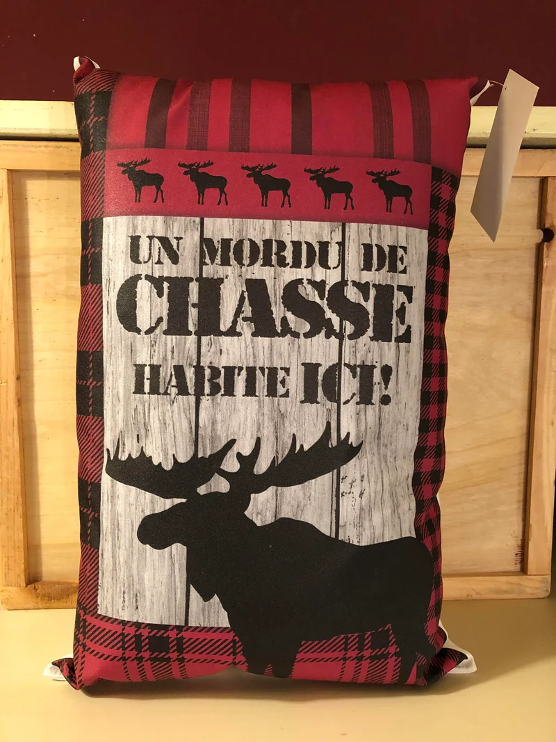 Coussin Un Mordu De Chasse