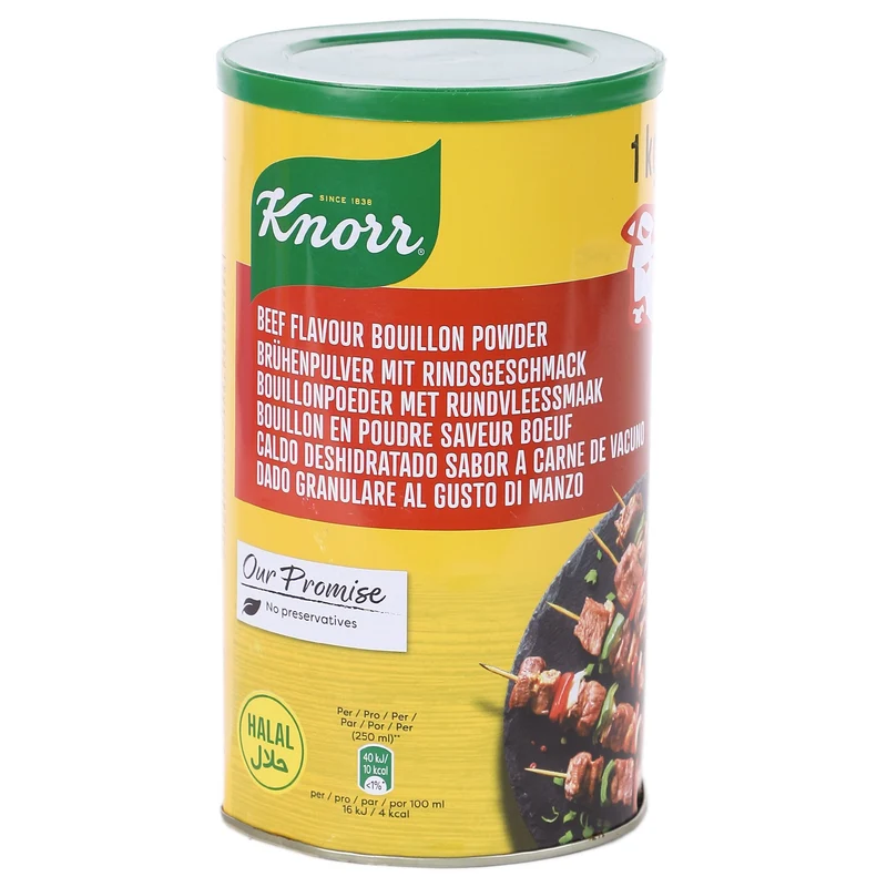 Bouillon saveur bœuf