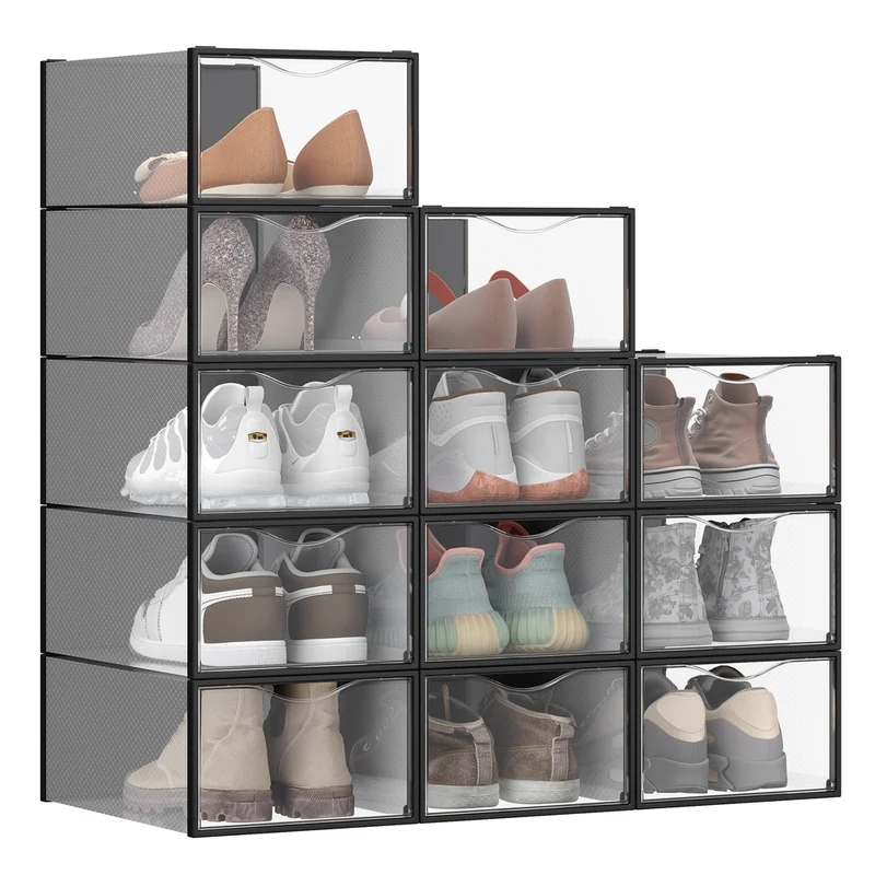 Boîtes à Chaussures, Organisateurs en Plastique
