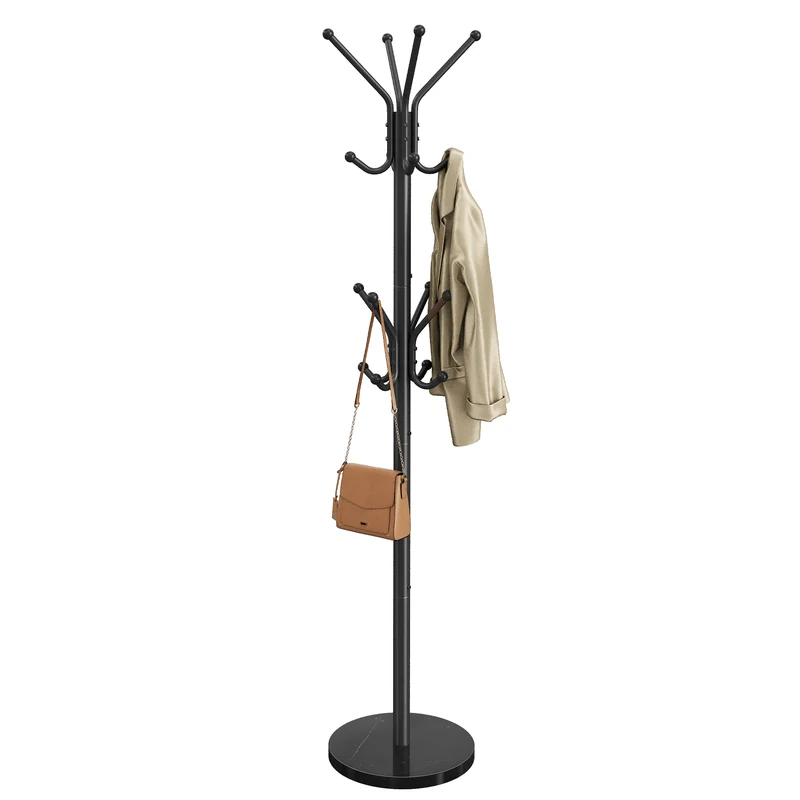 Porte manteau sur pied en acier