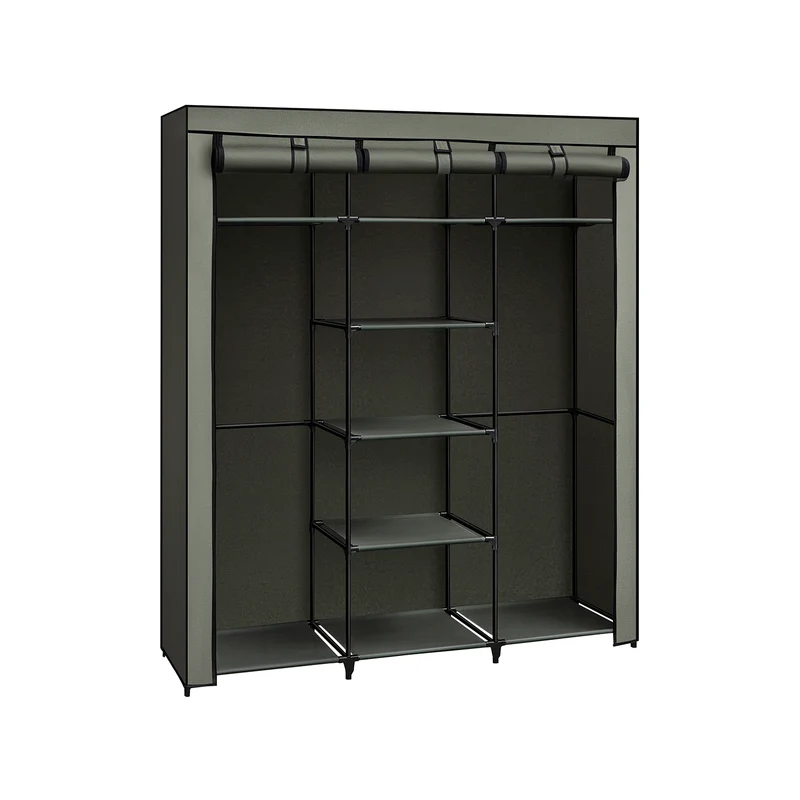 Armoire de rangement avec barre de suspension
