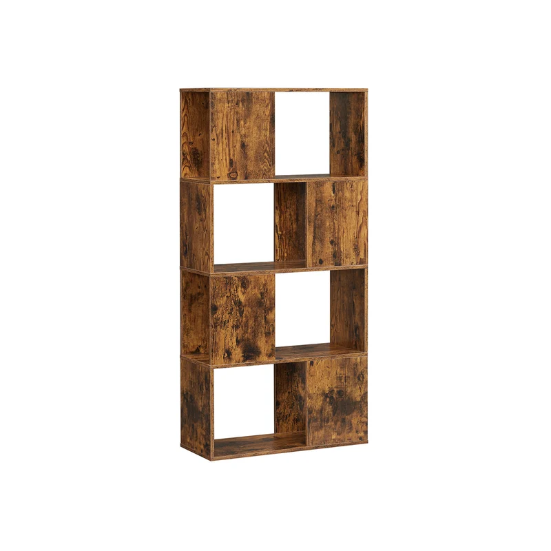 Bibliothèque 6 cubes rustique