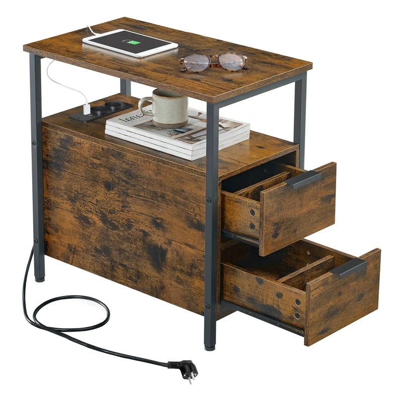 Table d’appoint 2 tiroirs