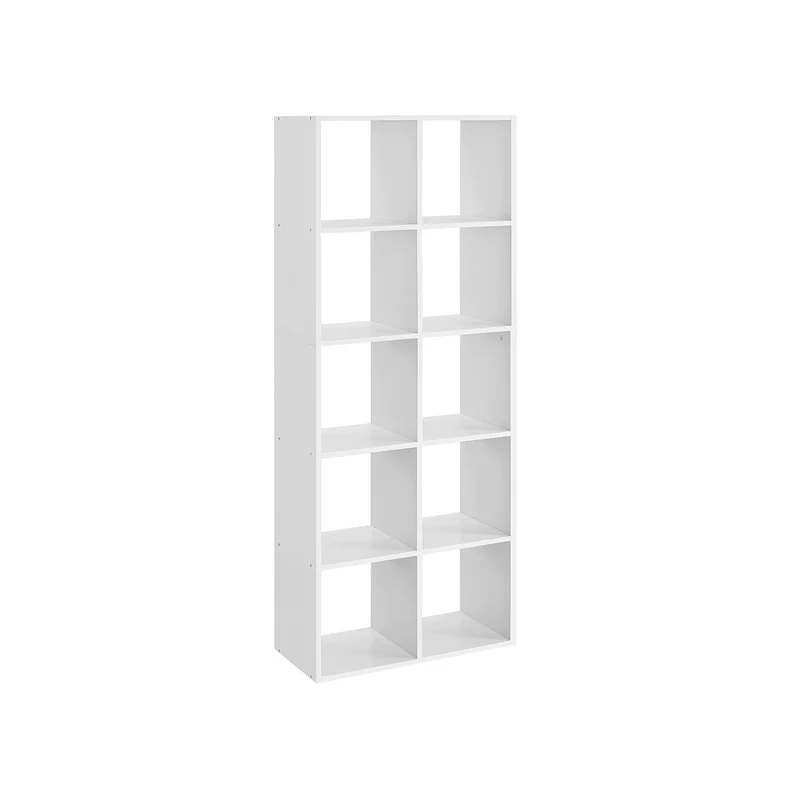 Étagère 10 cases blanc