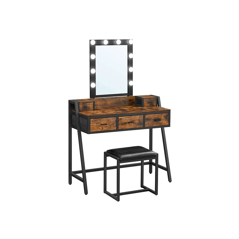 Coiffeuse miroir LED