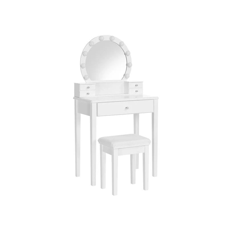 Coiffeuse LED blanc