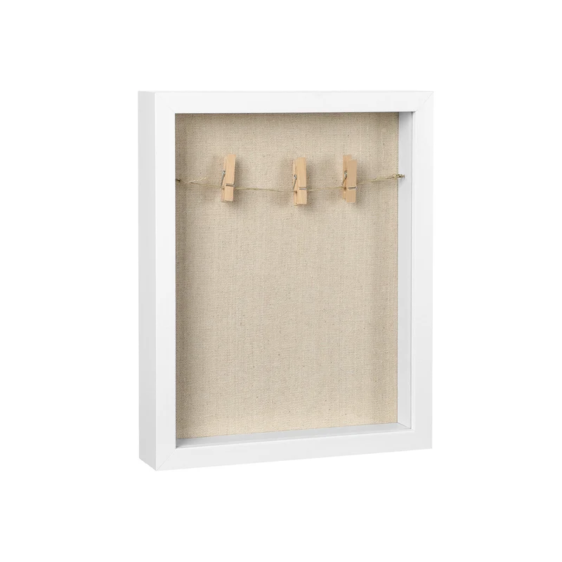 Cadre photo profondeur blanc