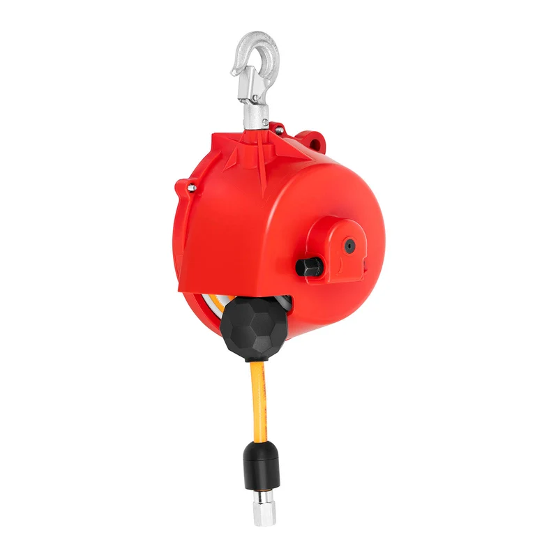 Enrouleur équilibreur de charge pneumatique compensateur air comprimé à ressort (0,5 - 1,5 kg, longueur de flexible : 1,3 m, taille du flexible : 8 x 12 mm) 14_0006797