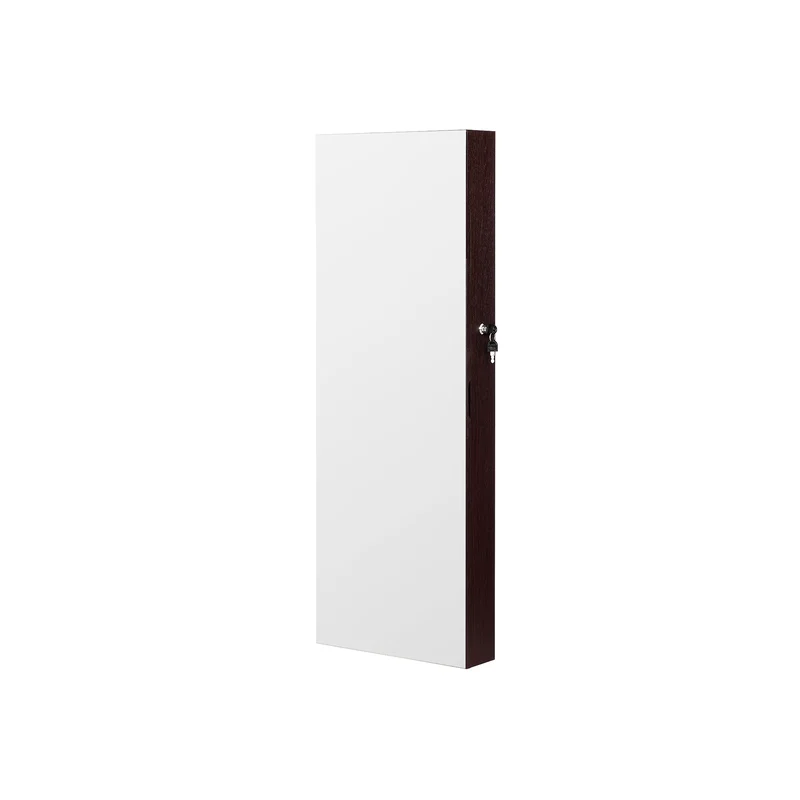 Armoire à bijoux murale avec miroir