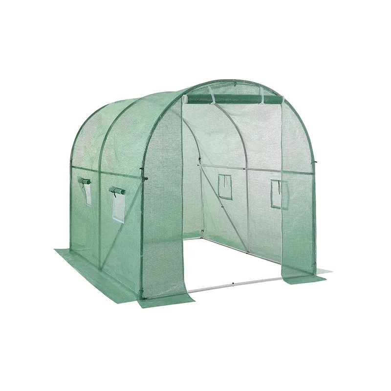 Serre de jardin avec porte et fenêtres