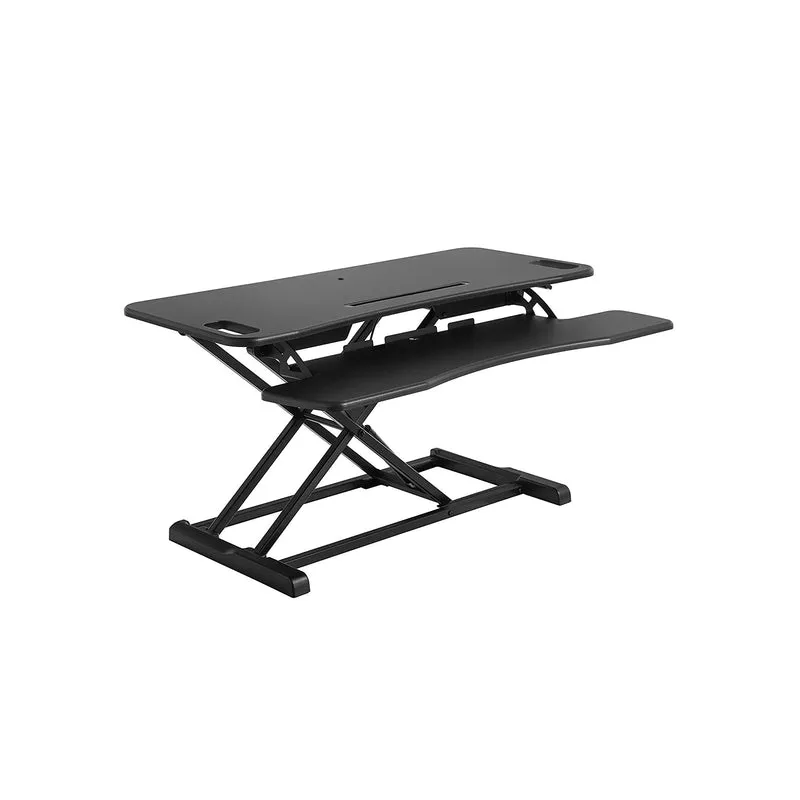Bureau assis-debout XL noir