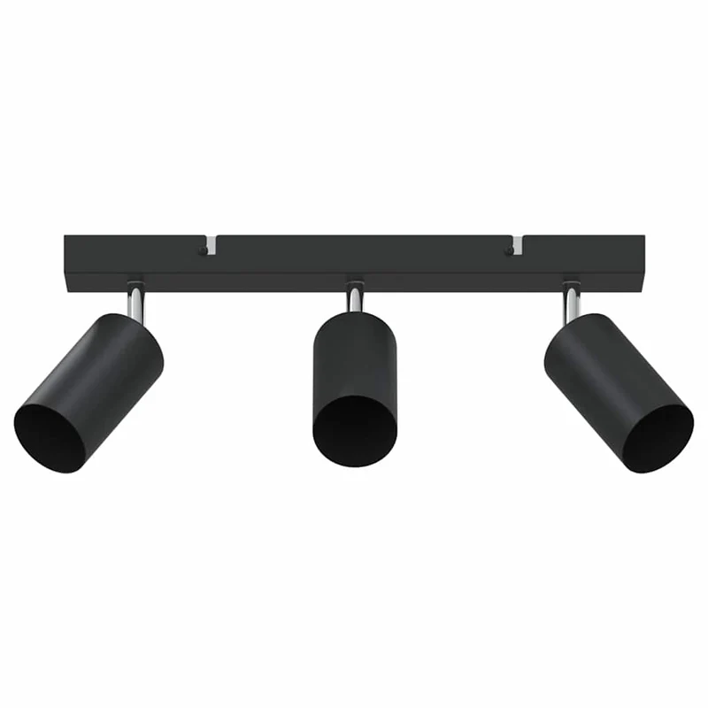 Spot de plafond orientable moderne 38 x 5,5 x 16,5 cm en métal noir 02_0058305