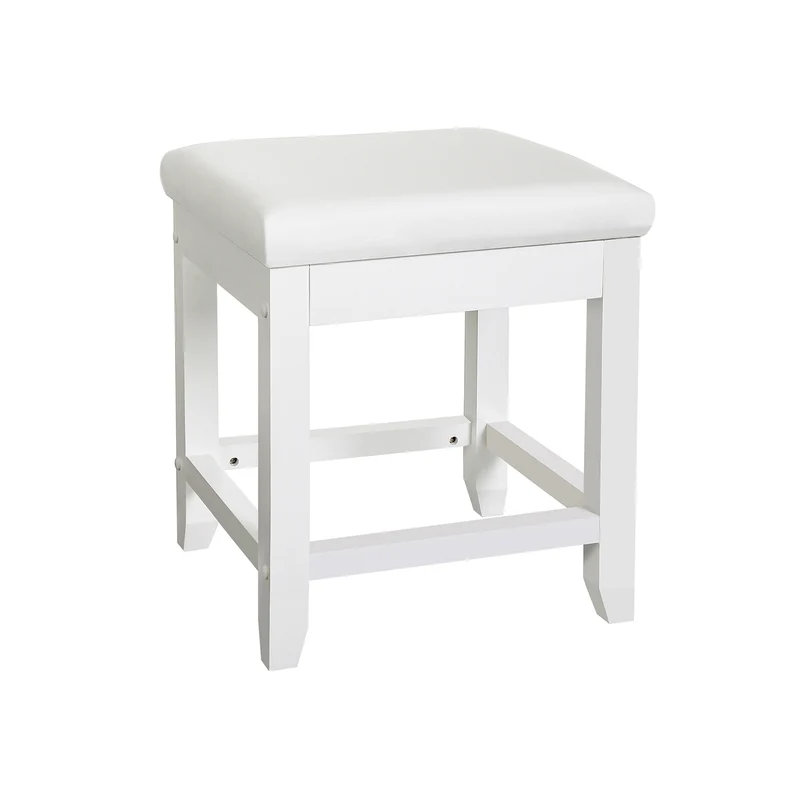Tabouret de coiffeuse blanc