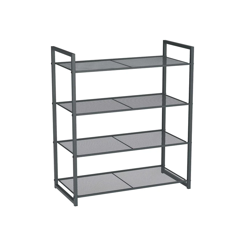 Étagère à chaussures maille gris