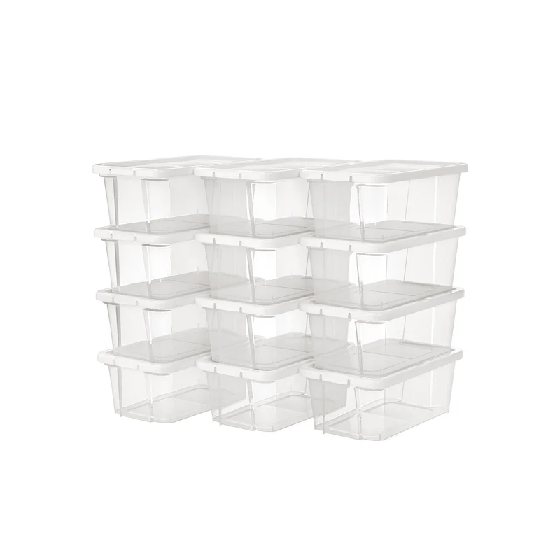 12 Boites L transparent