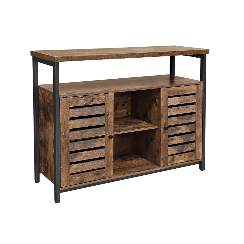 Buffet 2 portes persiennes
