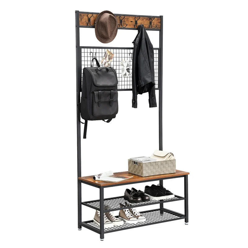 Portemanteau grille industriel