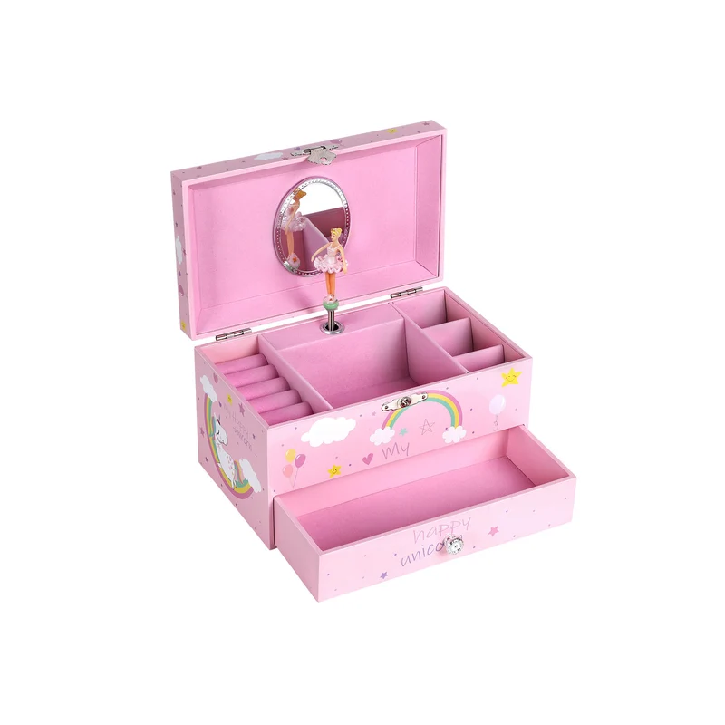 Boîte à bijoux musicale pour enfant