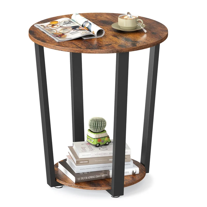 Table d'appoint ronde industriel