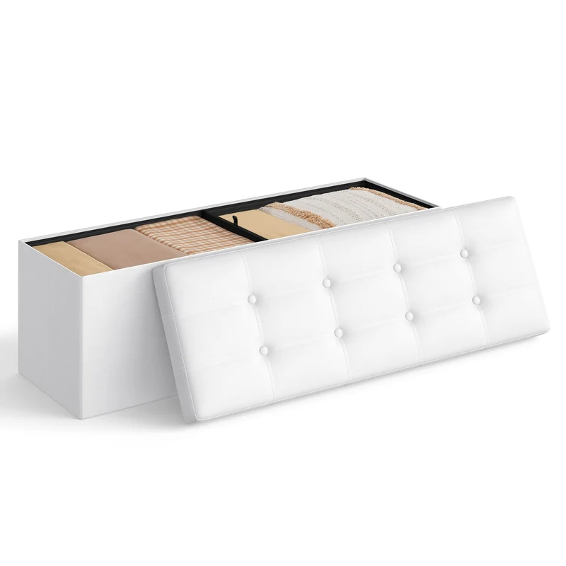 Assise Pliable avec Rangement et Repose Pieds