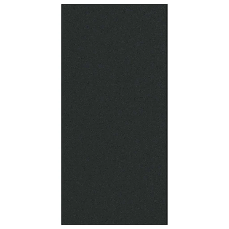 Tapis d'entrée rectangulaire moderne extérieur intérieur 120 x 250 cm en polyamide noir 02_0057922