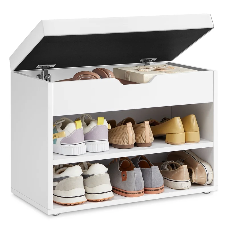 Banc à chaussures M blanc