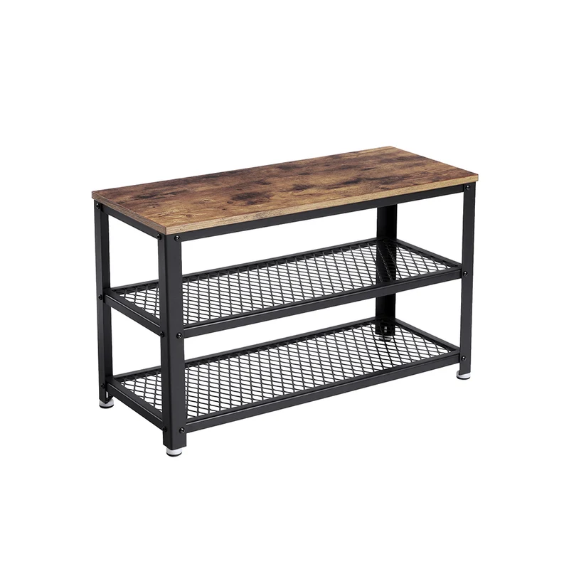 Banc à chaussures à 3 niveaux