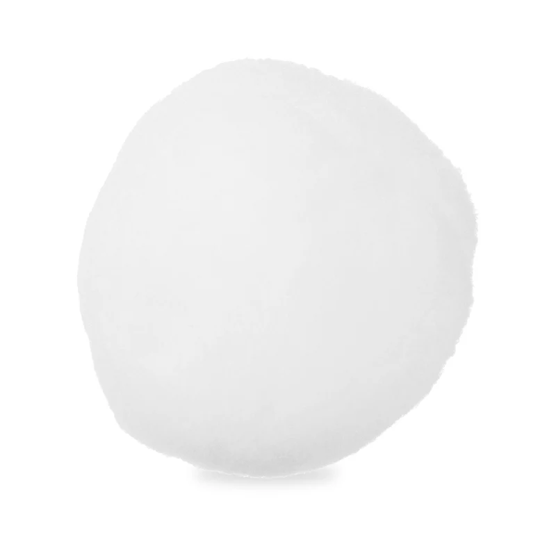Lot de 50 boules de neige artificielles décoratives ambiance hivernale jouet intérieur en polyester blanc 13_0004048