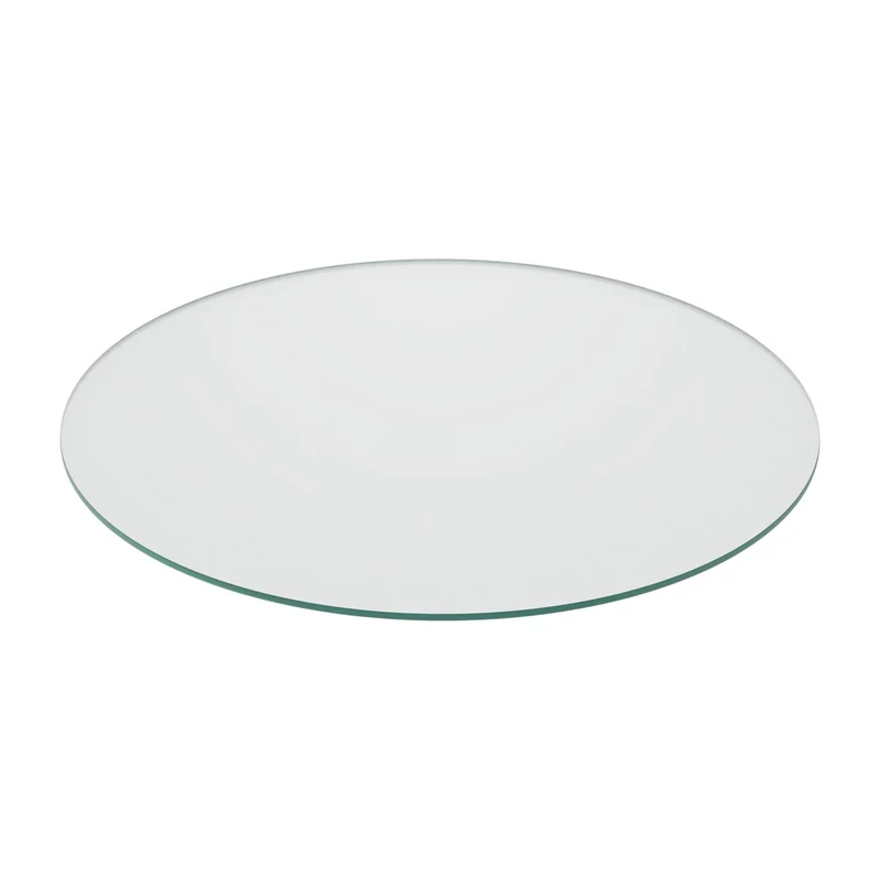 Plaque en verre de sécurité trempé 70 x 70 cm protection contre les rayures élégante finition polie en verre transparent 13_0015718