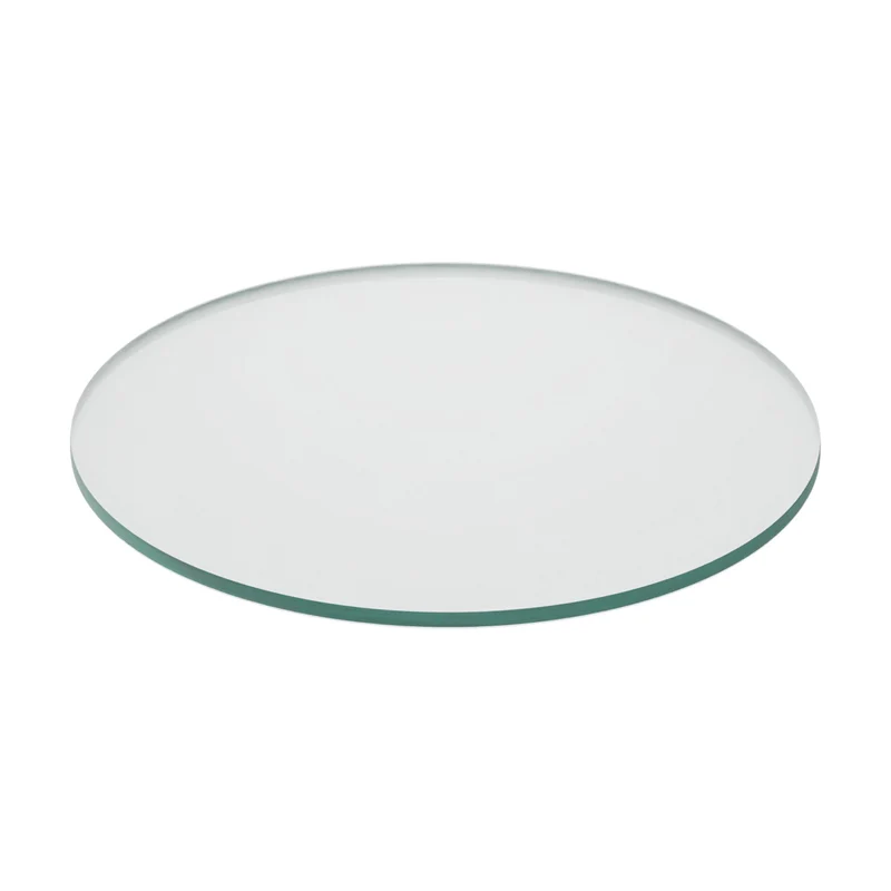 Plaque en verre de sécurité trempé 70 x 70 cm protection contre les rayures élégante finition polie en verre transparent 13_0015713