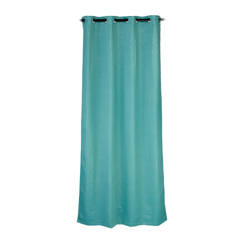 Lot de 2 rideaux occultants style moderne 90 x 135 cm et 120 x 135 cm en polyester vert 13_0009593