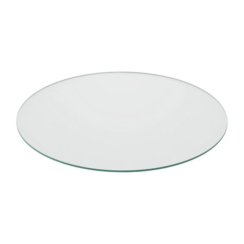 Plaque en verre de sécurité trempé 70 x 70 cm protection contre les rayures élégante finition polie en verre transparent 13_0015719