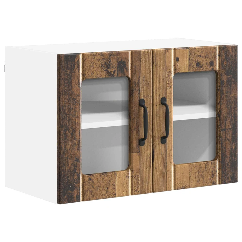 Armoire de cuisine design minimaliste rangement pratique 60 x 31 x 40 cm en bois d'ingénierie bois ancien 02_0054000