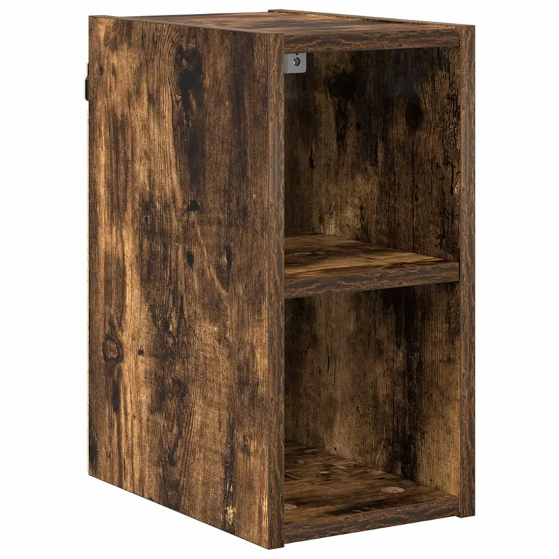 Armoire suspendue design moderne rangement spacieux 20 x 29,5 x 40 cm en bois d'ingénierie chêne fumé 02_0053445
