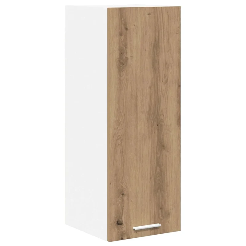 Armoire suspendue moderne grand espace de rangement 30 x 31 x 80 cm en bois d'ingénierie blanc 02_0053295