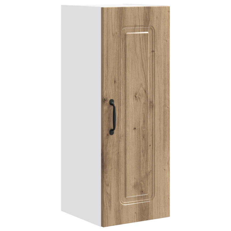 Armoire de cuisine rectangulaire moderne espace de rangement 30 x 31 x 80 cm en bois d'ingénierie chêne artisanal 02_0053701