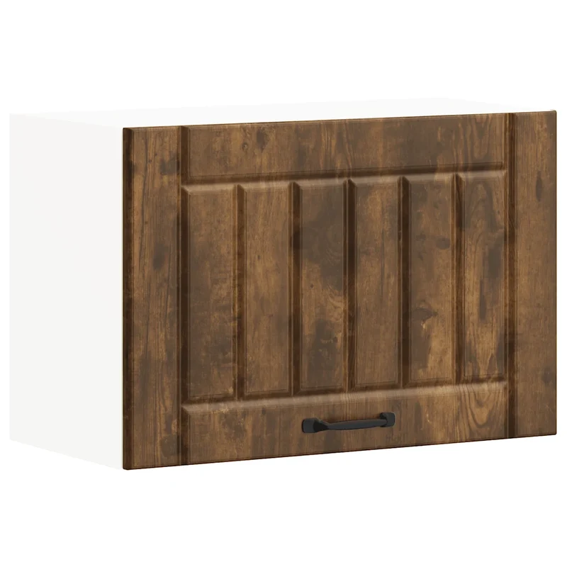Armoire murale de cuisine design moderne grande capacité 60 x 31 x 40 cm en bois d'ingénierie chêne fumé 02_0050187