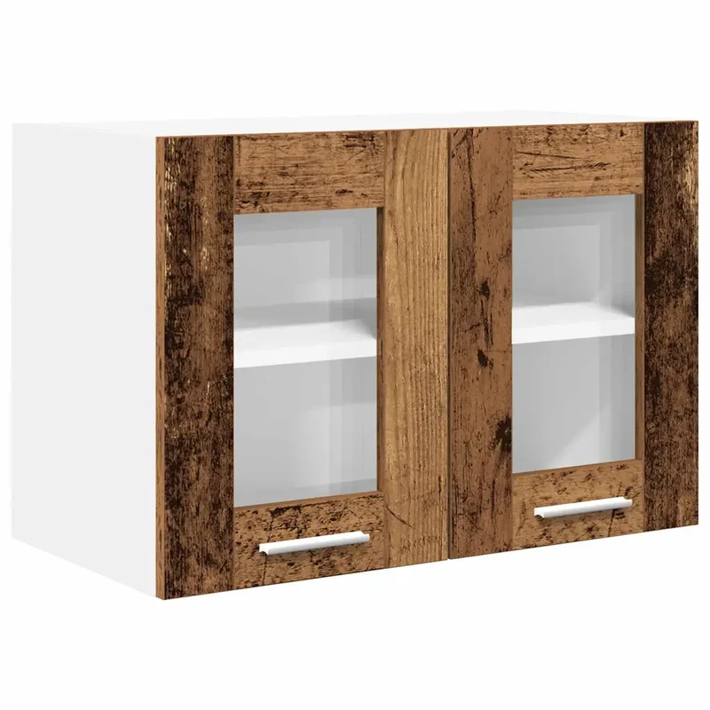 Armoire suspendue moderne rangement spacieux 60 x 31 x 40 cm en bois d'ingénierie bois ancien 02_0053269