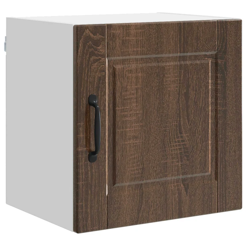 Armoire de cuisine murale moderne rangement optimisé 40 x 31 x 40 cm en bois d'ingénierie chêne brun 02_0054235