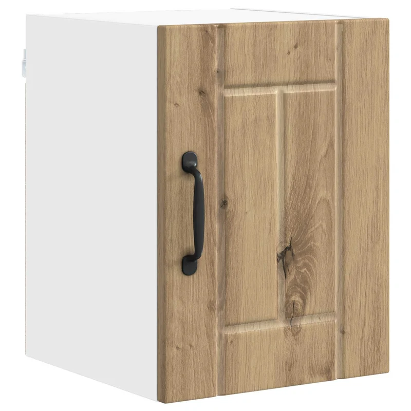 Armoire de cuisine moderne en bois d'ingénierie 30 x 31 x 40 cm avec rangement fonctionnel style épuré en bois chêne artisanal 02_0053901