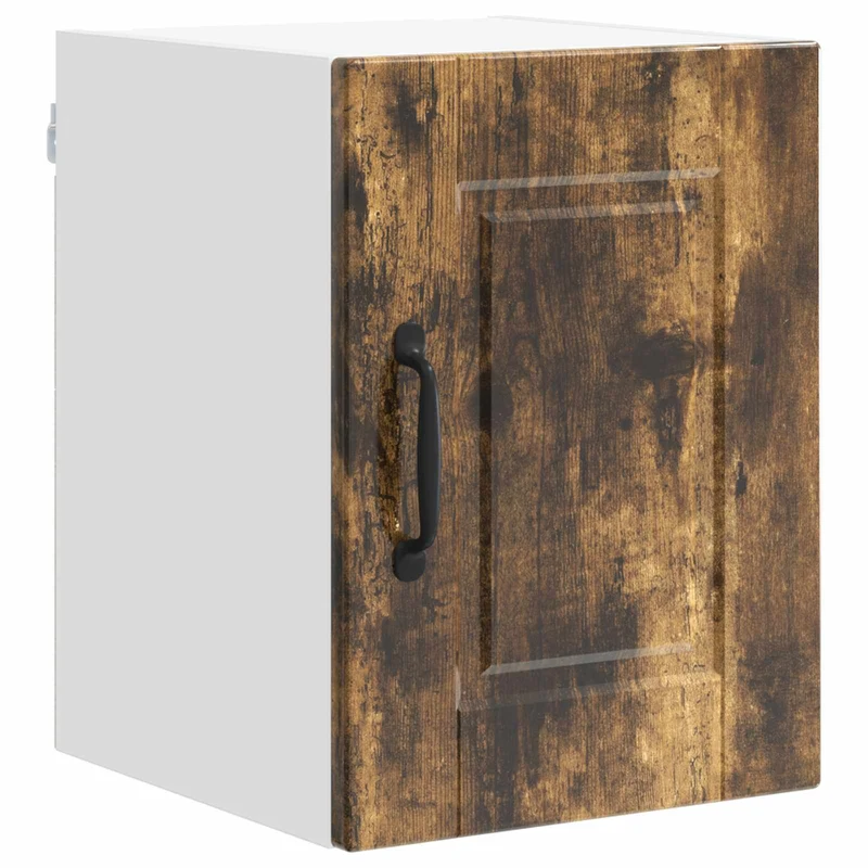 Armoire de cuisine moderne murale 30 x 31 x 40 cm rangement pratique en bois d'ingénierie chêne fumé 02_0054211