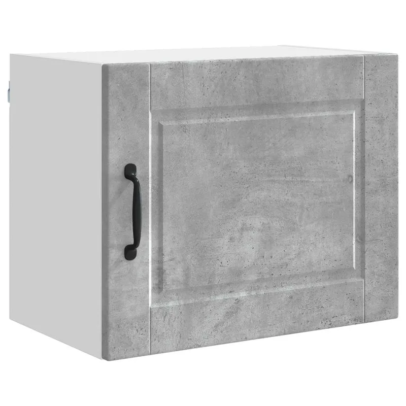 Armoire de cuisine murale moderne rangement pratique 50 x 31 x 40 cm en bois d'ingénierie gris béton 02_0054247
