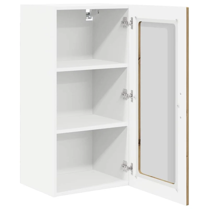 Armoire de cuisine murale moderne rangement optimisé 40 x 31 x 80 cm en bois d'ingénierie chêne artisanal 02_0054347